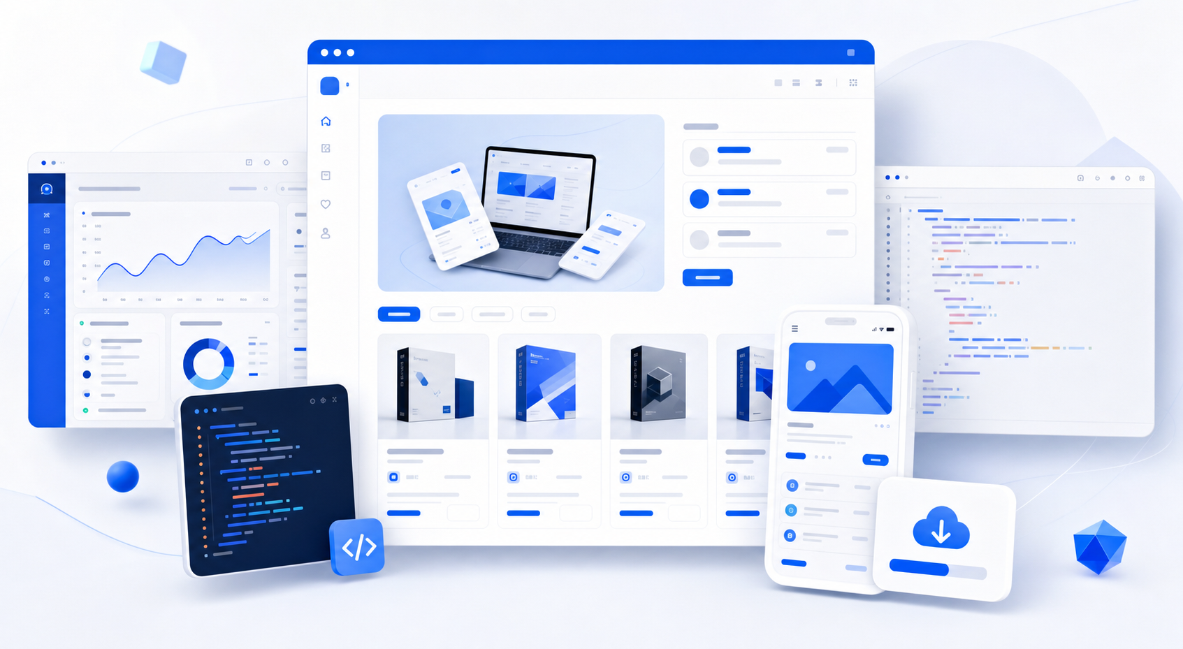 Preview marketplace source code Tautku.id